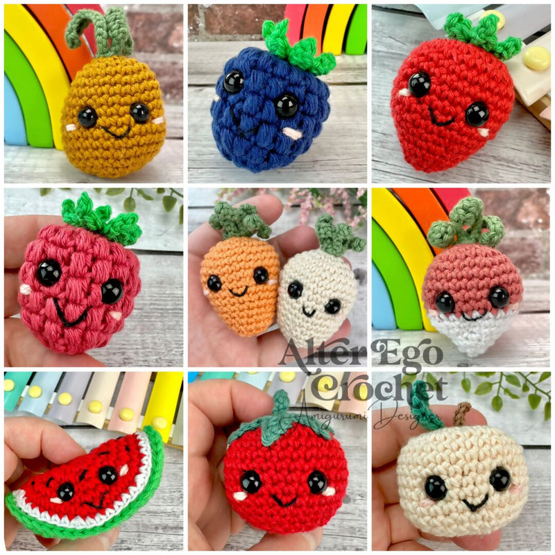 Frugt og Grøntsager - 33 forskellige (The Fruity Bunch)