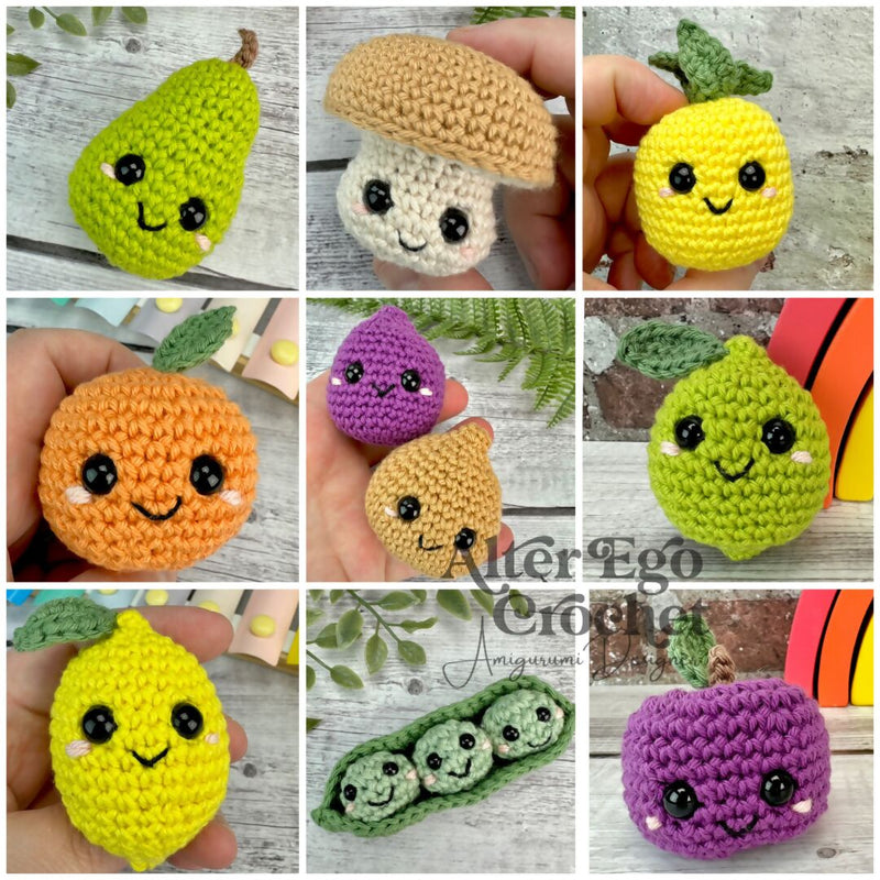 Frugt og Grøntsager - 33 forskellige (The Fruity Bunch)