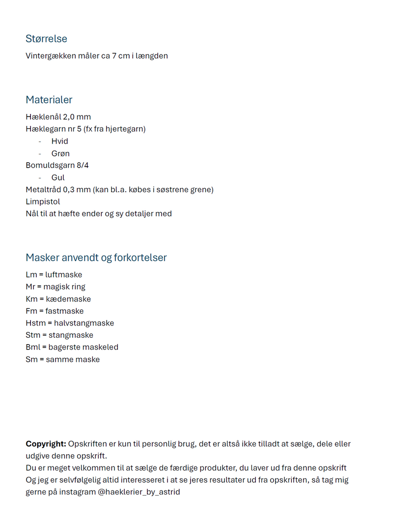 vintergæk anden side
