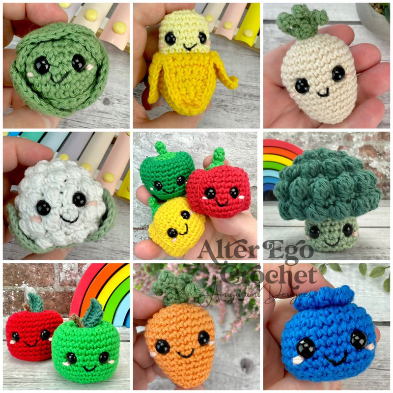 Frugt og Grøntsager - 33 forskellige (The Fruity Bunch)