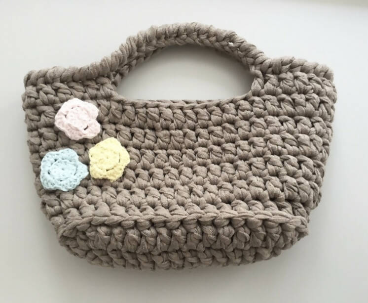 Hæklet børne taske/ shopper