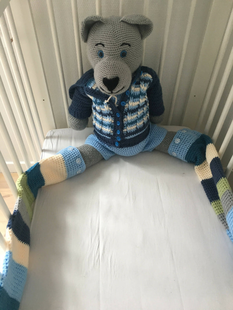 Bamse sengerand til babyseng