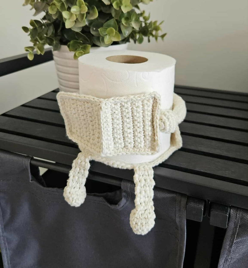 Toiletrulle holder - læser avis