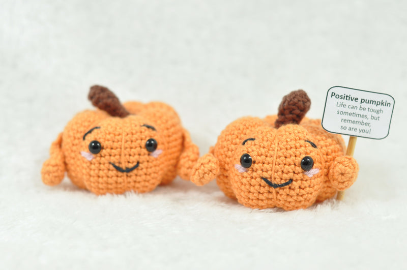 Hækleopskrift: Positiv Græskar *positive pumpkin*