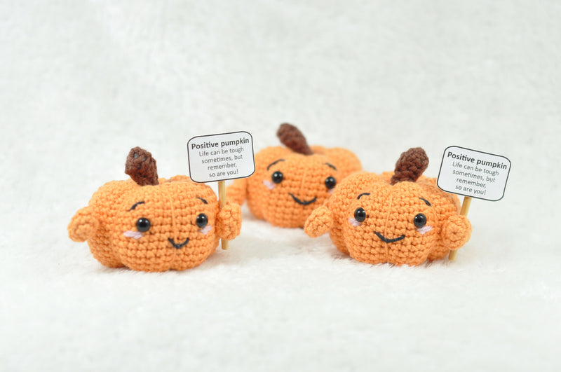Hækleopskrift: Positiv Græskar *positive pumpkin*