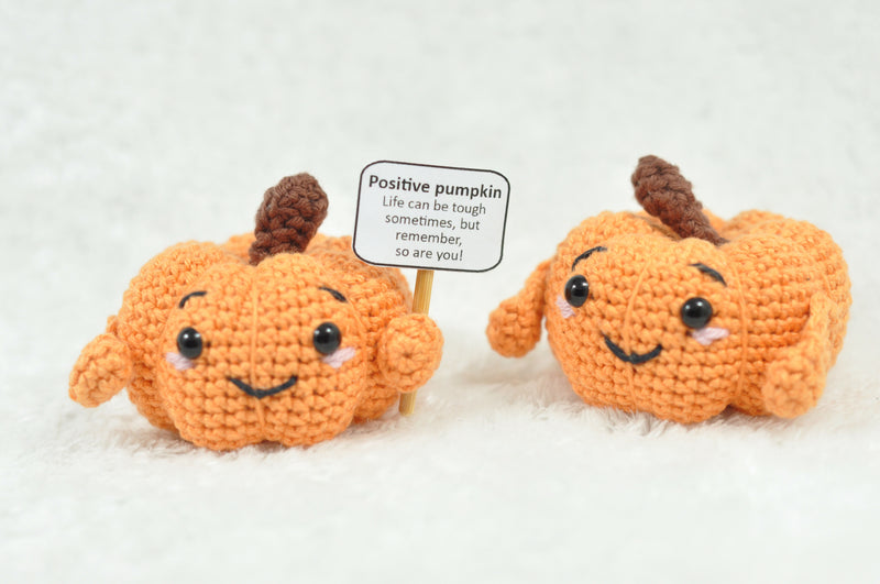 Hækleopskrift: Positiv Græskar *positive pumpkin*