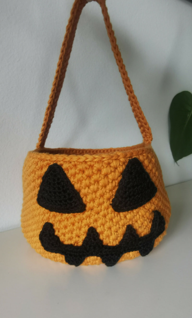Trick or Treat kurv - Græskar